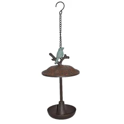 Mangeoire oiseau à suspendre 15x15x46cm