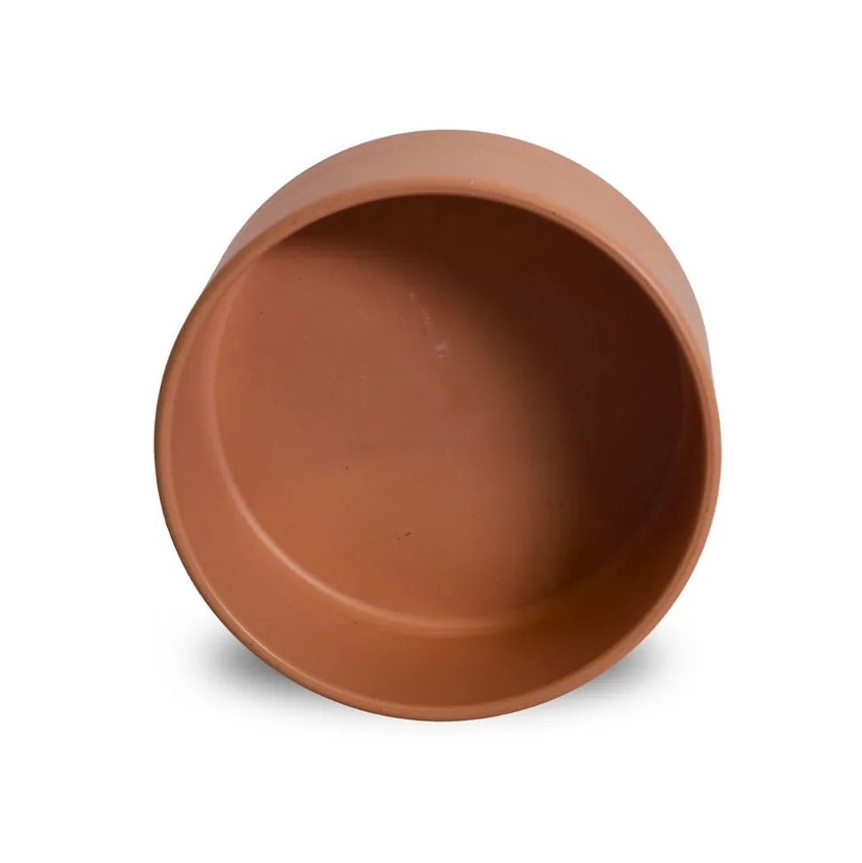Mangeoire plastique ronde beige CHICK'A