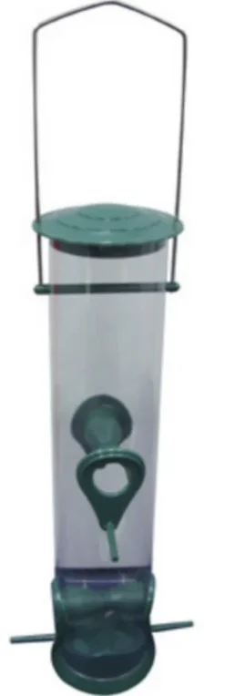 Mangeoire Silo montée en plastique avec 4 perchoirs