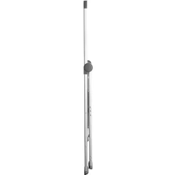 Marchepied aluminium pro Slim 2 marches, ultra plat plié, hauteur travail 2,05 m, 150 kg, NF EN 14183