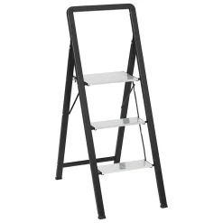 Marchepied en aluminium gris 3 marches H105cm - Gris- 5five