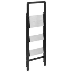 Marchepied en aluminium gris 3 marches H105cm - Gris- 5five