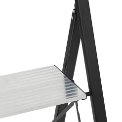 Marchepied en aluminium gris 3 marches H105cm - Gris- 5five