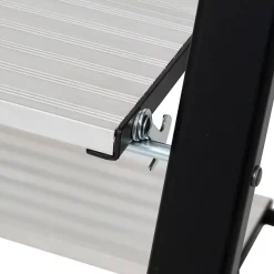 Marchepied en aluminium gris 3 marches H105cm - Gris- 5five