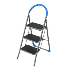 Marchepied pliable Mac Allister acier couleur bleu H.72,6 cm charge maxi 150 kg