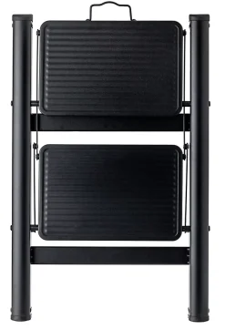 Marchepied pliant 2 marches acier noir 2m Vigar