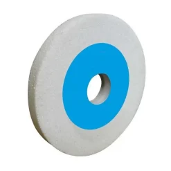Meule Touret Vitrifiée Blanche D. 150 x ép. 20 x Al. 32 mm - Gr 46 Corindon - Idéale pour Affûtage Meulage - Diamwood