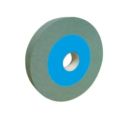 Meule Touret Vitrifiée Verte D. 150 x ép. 25 x Al. 32 mm - Gr 120 Carbure de Silicium - Idéale pour Affûtage Meulage - Diamwood