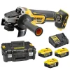 Meuleuse angle sans fil dewalt dcg405p3 18 V 1000 W Batterie 5.0 Ah 12.5 cm