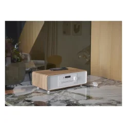 Micro-chaîne Bluetooth - THOMSON - Blanche et Noire - Radio FM/CD/MP3/USB, 60W, Égaliseur