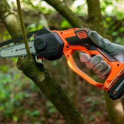 Mini tronçonneuse sans-fil 20V avec guide chaine 13cm - Yard Force - LS C13