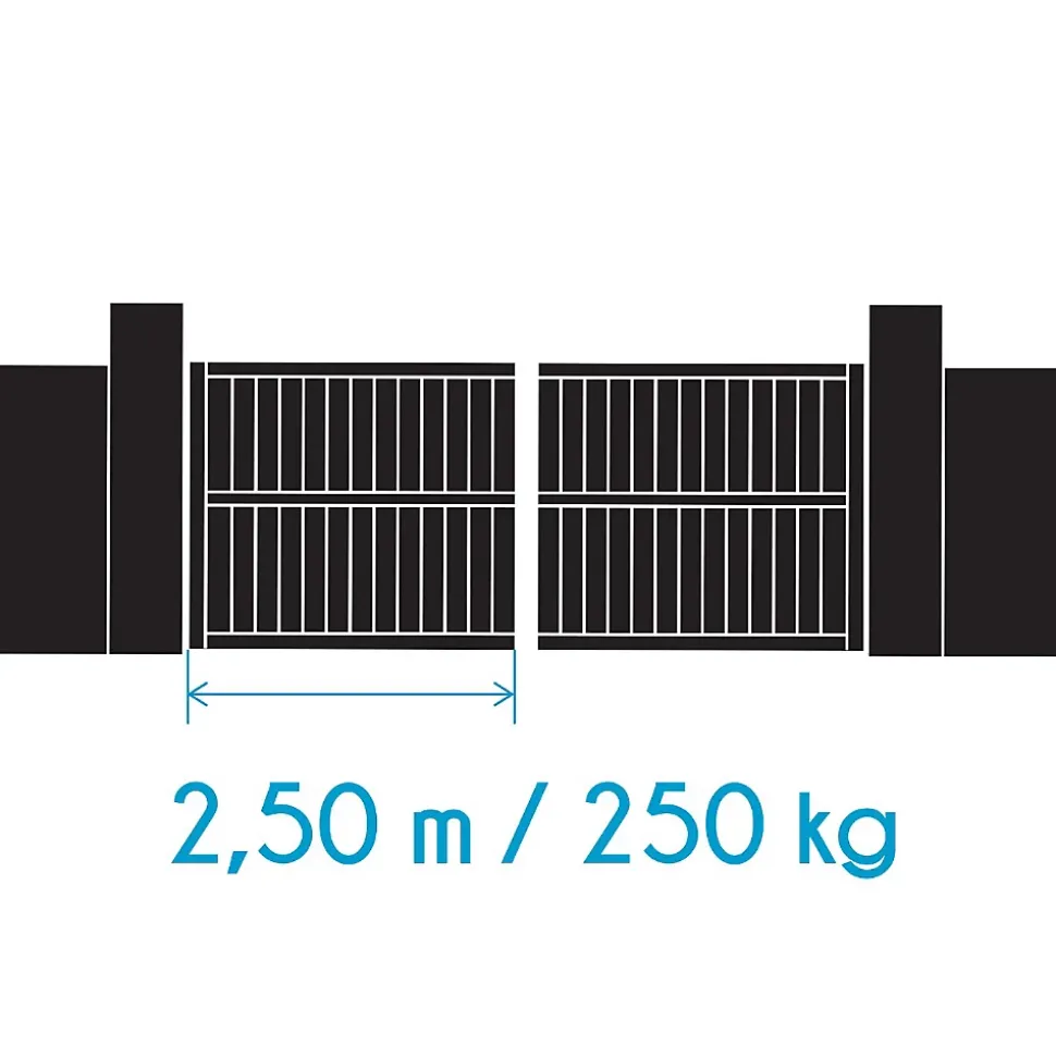 motorisation Avidsen Orane SE avec batterie de secours pour portail battant