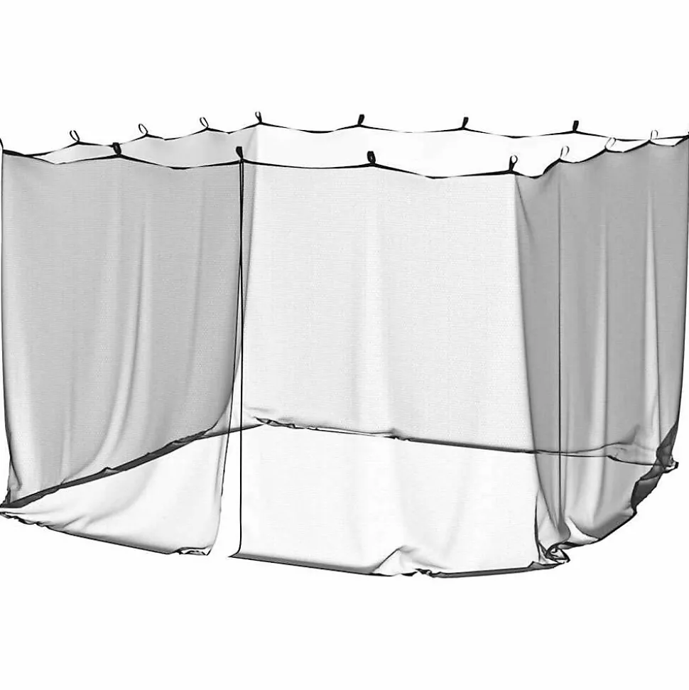 Moustiquaire d'extérieur 220 mailles noire 300 x 300 x 200 cm vidaXL