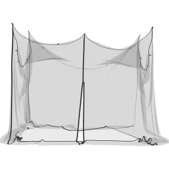 Moustiquaire d'extérieur 220 mailles noire 300 x 300 x 200 cm vidaXL