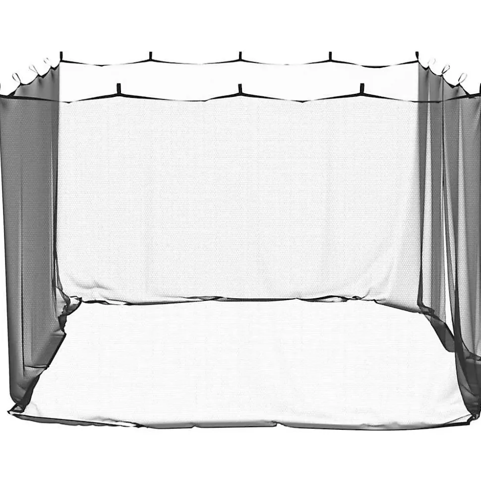 Moustiquaire d'extérieur 220 mailles noire 300 x 300 x 200 cm vidaXL