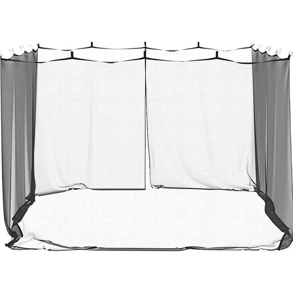 Moustiquaire d'extérieur 220 mailles noire 300 x 300 x 200 cm vidaXL