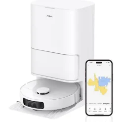 MOVA E30 Ultra - Robot Aspirateur Laveur avec Vidage Automatique - Nettoyage Automatique des Serpillieres - Technologie RoboSwin