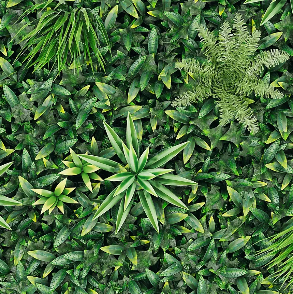 Mur végétal artificiel jungle 100x100