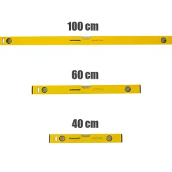 Niveaux à bulle de maçon Silverline 3 pièces