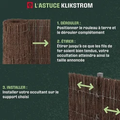 Occultant Brande bruyère 2kg/m² L.3 m x H1.5m