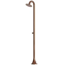 Offrez a Votre Jardin Ou Piscine La Douche Luna En Inox Or Rose Alliant Elegance Et Durabilite Sa