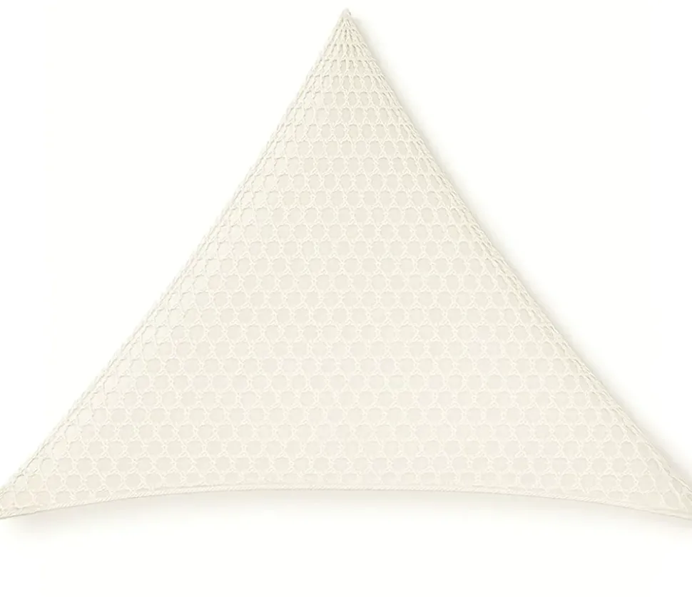 Ombrière triangulaire Jardiline beige 3m