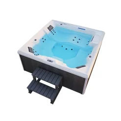 Outdoor Whirlpool STREAM BIG Avec escalier et couverture thermique