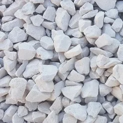 Pack +/- 1,5T - 20M² (2 X 750Kg) Gravillon Calcaire SUPER Blanc 6/14 mm - Livraison STANDARD