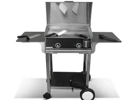 Pack plancha électrique PLANCHAELEC LUX 600 CARBON - CHARIOT RIVOLI