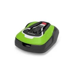 Pack robot tondeuse Optimow 15 GREENWORKS - pour 1500m2 - avec garage