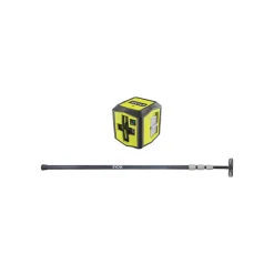 Pack RYOBI - Laser croix verte RBCLLG1 - 15m de portée - Canne télescopique RBCLTP1 - 320cm