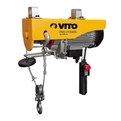Palan électrique 1000W 250/500 kg 12 mètres max de levage VITO