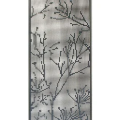 Panneau Branches Neva L.179 x H.88 cm aluminium anthracite