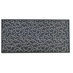 Panneau Curlini Neva Klikstrom L.179 x H.88 cm aluminium anthracite