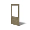 Panneau pour pergola avec fenêtre 1,01x2,17m - ALT16