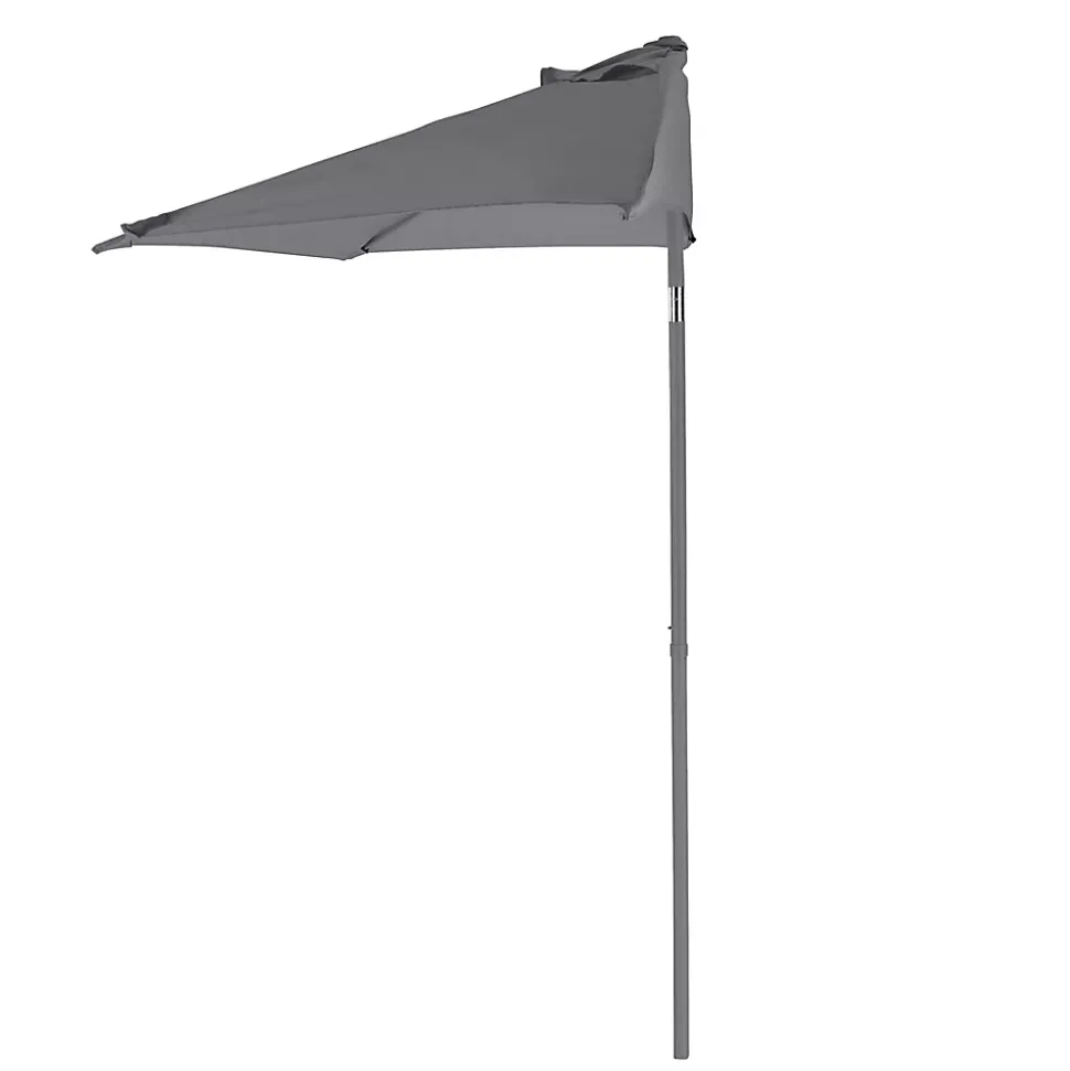 Parasol de balcon GoodHome Carambole gris