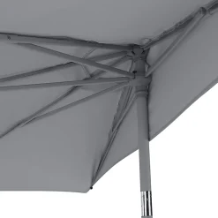 Parasol de balcon GoodHome Carambole gris