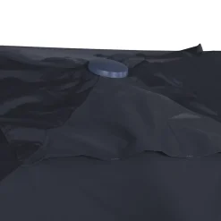 Parasol déporté anti-vent Belveo L.3 x l.3m gris