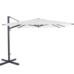 Parasol déporté Belveo écru l.3 x L.3 m