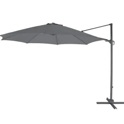 Parasol déporté GoodHome Mallorca gris ø350 cm