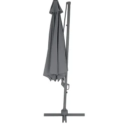 Parasol déporté GoodHome Mallorca gris ø350 cm