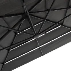 Parasol déporté rectangulaire multi-toile Melhia anthracite 4 x 3m - Hespéride