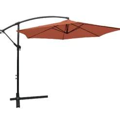 Parasol déporté rond collioure diamètre 3m - terre cuite Keter 14-700741 beausoleil