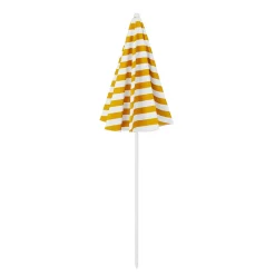 Parasol droit Curacao jaune manuel H.188cm