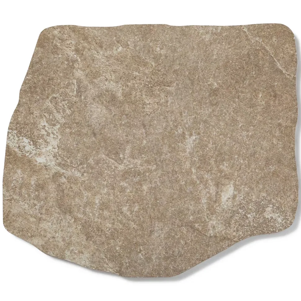 Pas japonais Irrégulier Grès cérame effet Pierre Beige 42x36x2 cm (lot de 15) - RO'MA NATURE