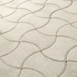 Pavé autobloquant Orbes ton pierre 15 x 20 cm, ép.5 cm