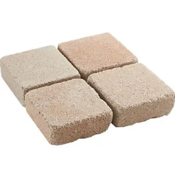 Pavé Blooma Antinéa nuancé saumon 13 x 13 cm, ép.5 cm