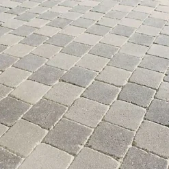 Pavé BLOOMA Antinéa ton pierre 13,3 x 13,3 cm, ép.5 cm