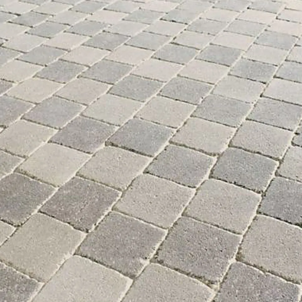 Pavé BLOOMA Antinéa ton pierre 13,3 x 13,3 cm, ép.5 cm