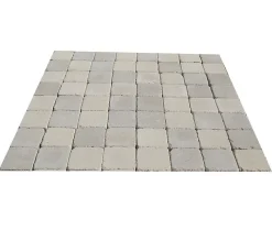 Pavé Blooma Antinéa ton pierre 10 x 10 cm, ép.3,7 cm